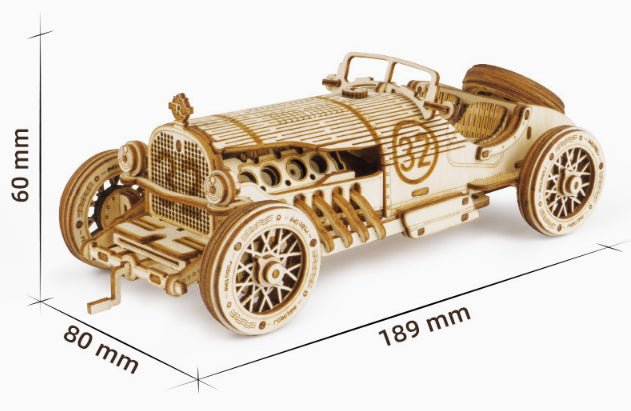 Maquette de Train en Bois 3D à Monter - Jouet Mécanique et Décoration - IVOIRART.COM