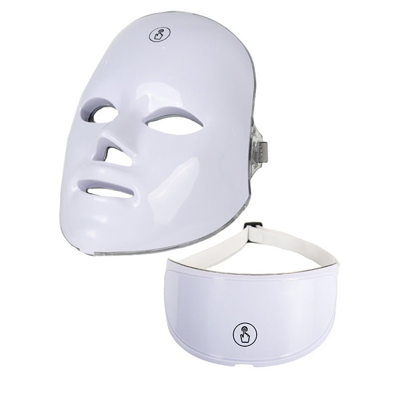 Masque de Beauté Facial LED Coloré - Appareil de Soin Photons Anti-Âge - IVOIRART.COM