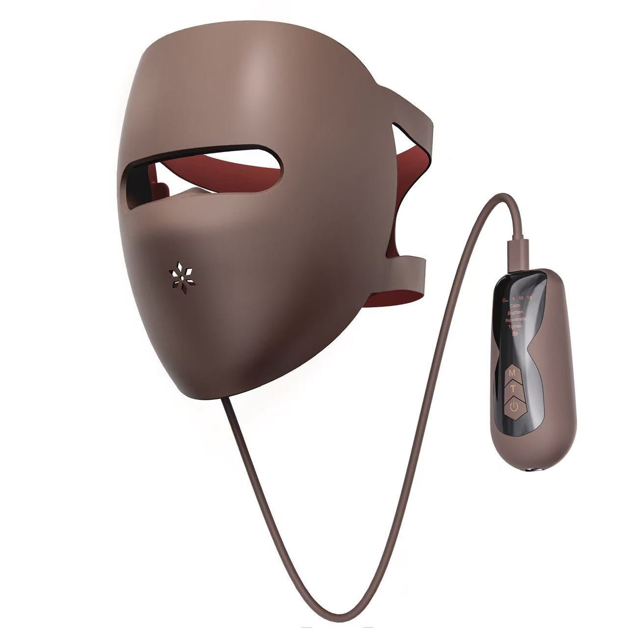 Masque LED Visage en Silicone - Appareil Beauté Photons, 3 Niveaux, USB Portable - IVOIRART.COM