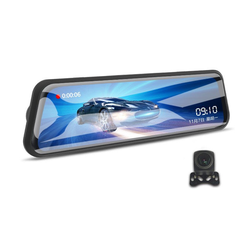 Media Dashcam 10-inch Rearview Mirror - IVOIRART.COM