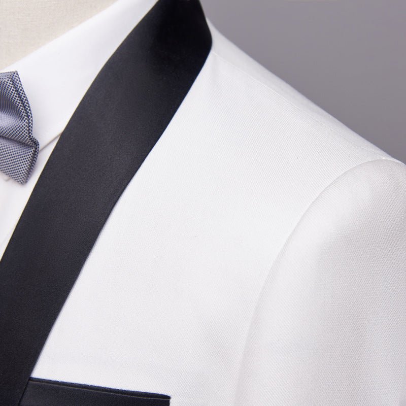 Men 3 Pieces Suit Set Men Wedding Suits Groom Tuxedos - IVOIRART.COM