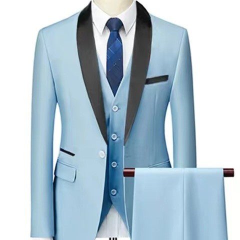 Men 3 Pieces Suit Set Men Wedding Suits Groom Tuxedos - IVOIRART.COM