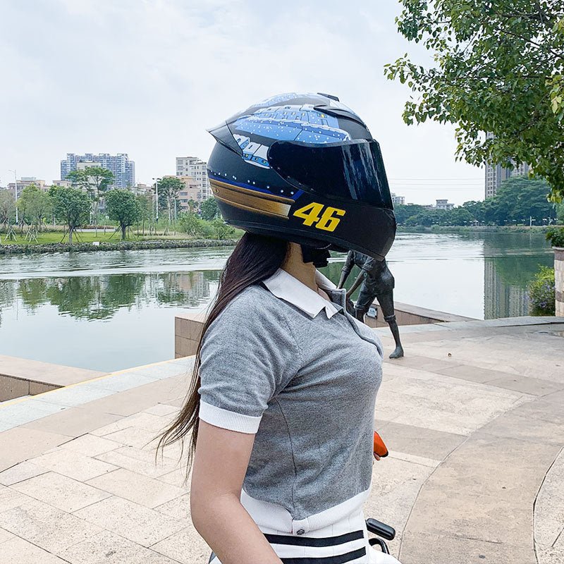 Men's And Women's Winter Personality Motorcycle Helmet - IVOIRART.COM