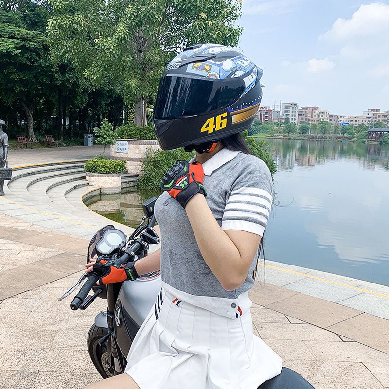 Men's And Women's Winter Personality Motorcycle Helmet - IVOIRART.COM