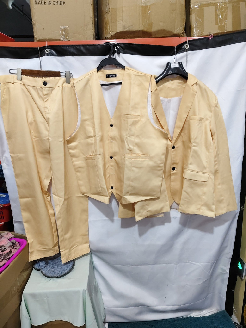 Men's Casual Business Three-piece Suit - IVOIRART.COM