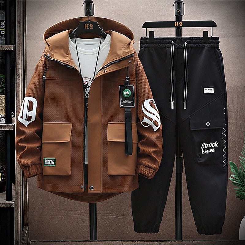 Men's Fashion And Handsome All-match Loose Outfit - IVOIRART.COM