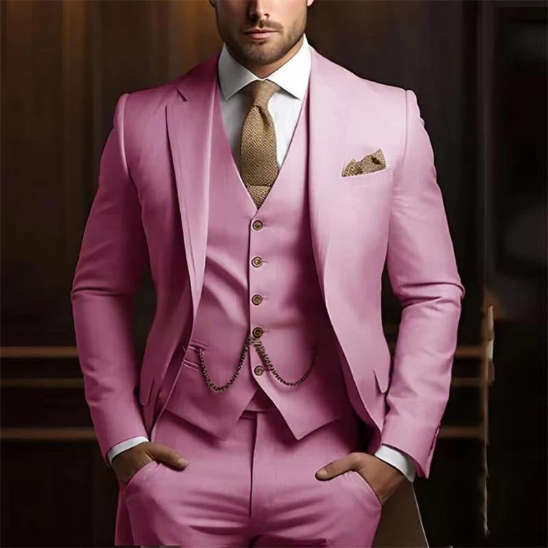 Men's High-grade Gentleman Temperament Slim Suit - IVOIRART.COM