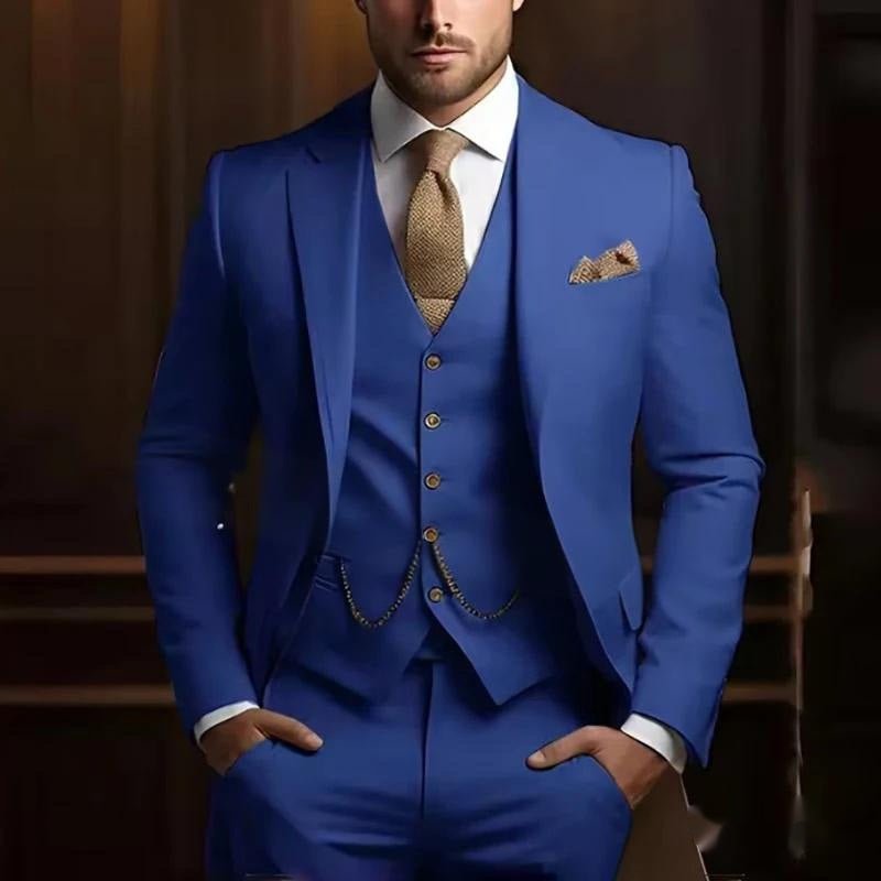 Men's High-grade Gentleman Temperament Slim Suit - IVOIRART.COM