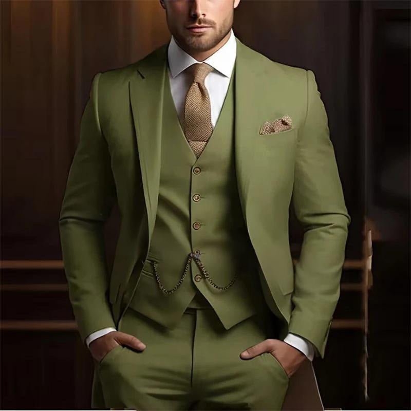 Men's High-grade Gentleman Temperament Slim Suit - IVOIRART.COM
