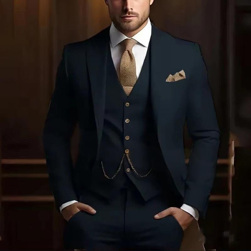 Men's High-grade Gentleman Temperament Slim Suit - IVOIRART.COM