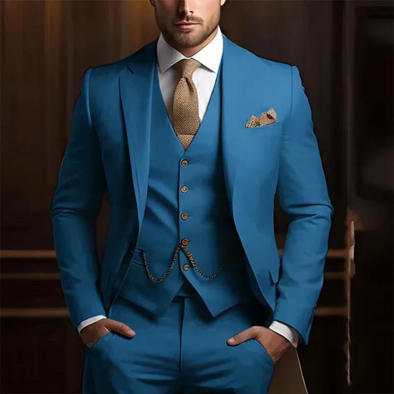Men's High-grade Gentleman Temperament Slim Suit - IVOIRART.COM