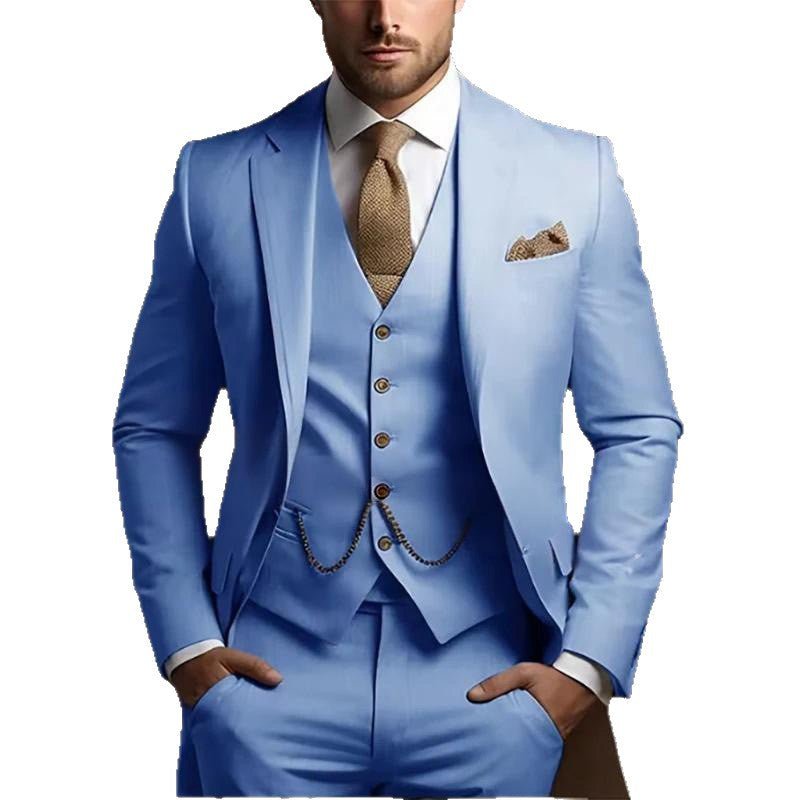 Men's High-grade Gentleman Temperament Slim Suit - IVOIRART.COM