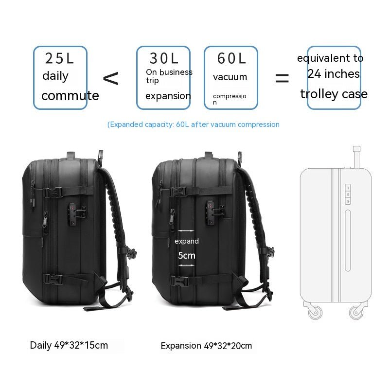 Men's Minimalist Multifunctional Large Capacity Travel Backpack - IVOIRART.COM