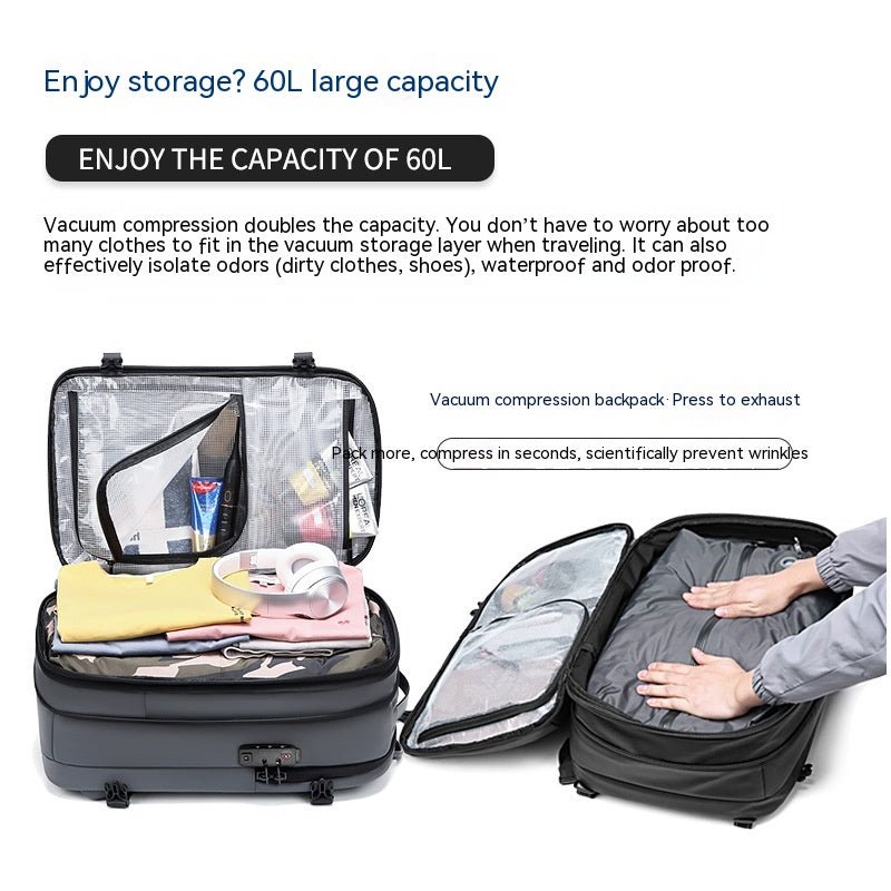 Men's Minimalist Multifunctional Large Capacity Travel Backpack - IVOIRART.COM