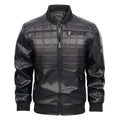 Men's Spring And Autumn New Leather Jacket - IVOIRART.COM