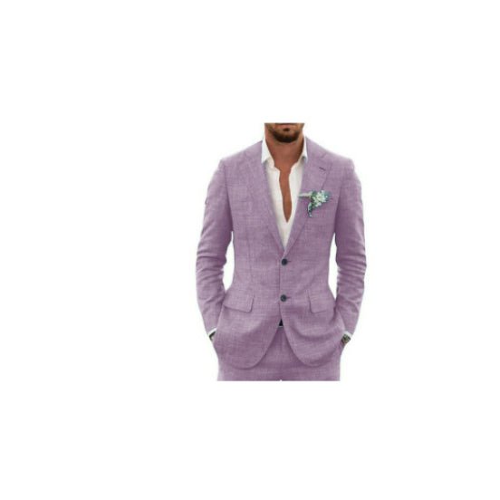 Men's Suit Linen Suit Wedding Party - IVOIRART.COM