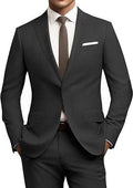 Men's Suit Slim Fit 2-piece Set Casual Business Set - IVOIRART.COM