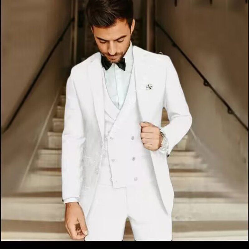 Men's Swallowtail Party Suit Slim Jacket - IVOIRART.COM
