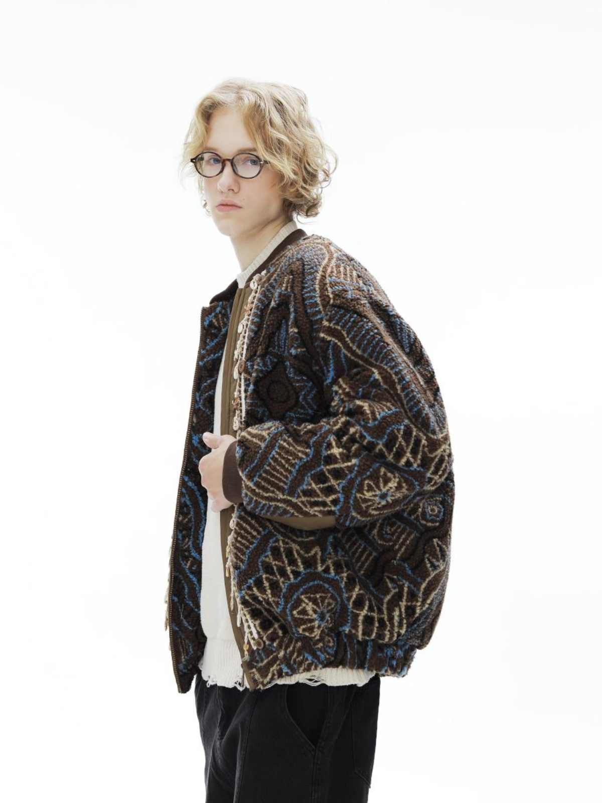 Men's Thick Lamb Wool Jacket With Added Fleece - IVOIRART.COM