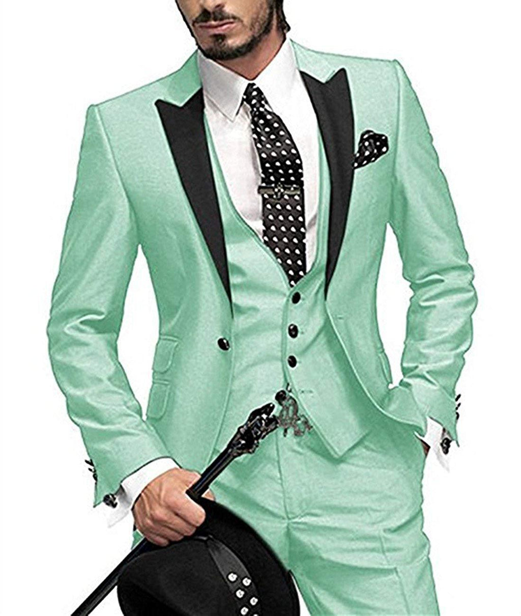 Men's Three-piece Suit Bridegroom Best Man Wedding Suit Men - IVOIRART.COM