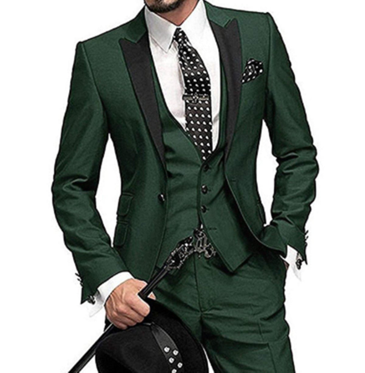 Men's Three-piece Suit Bridegroom Best Man Wedding Suit Men - IVOIRART.COM
