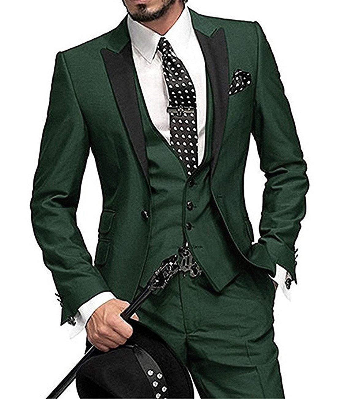 Men's Three-piece Suit Bridegroom Best Man Wedding Suit Men - IVOIRART.COM