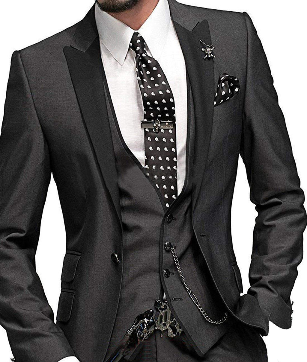 Men's Three-piece Suit Bridegroom Best Man Wedding Suit Men - IVOIRART.COM