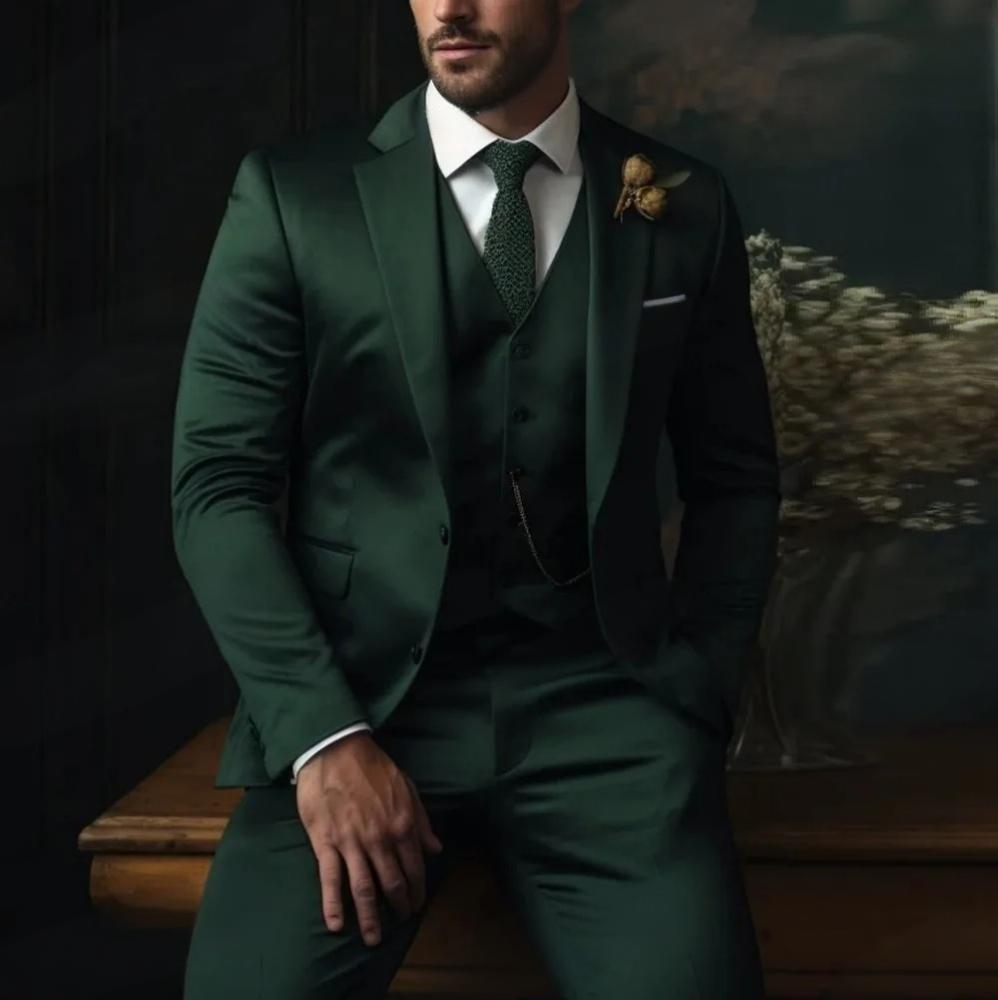 Men's Three-piece Suit Solid Color High Sense - IVOIRART.COM
