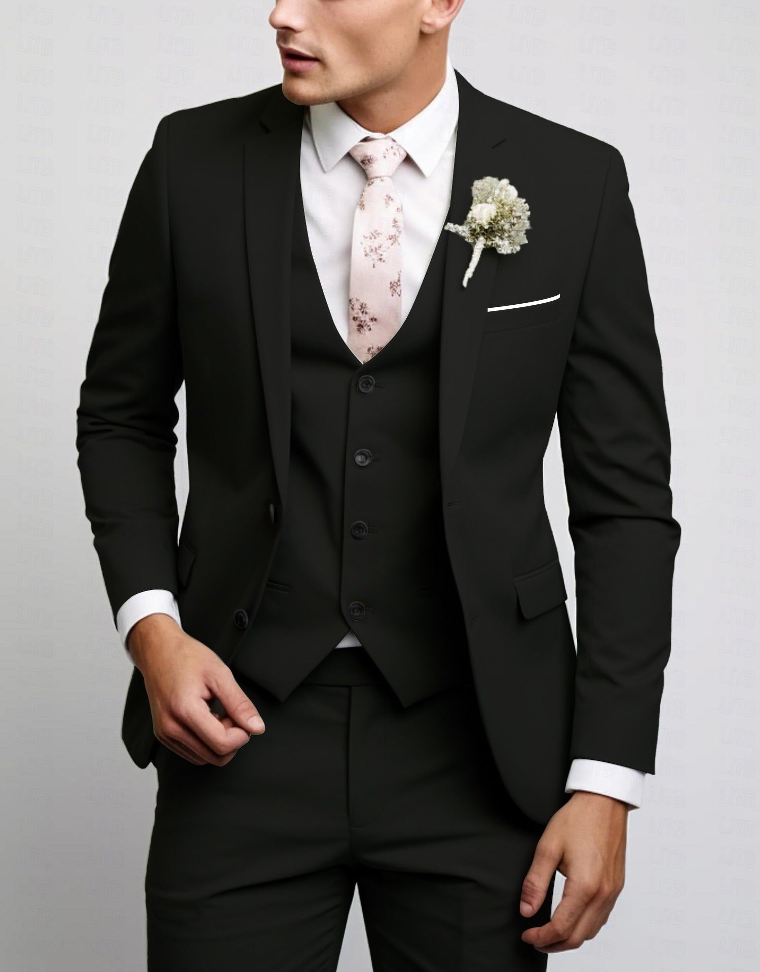 Men's Two Button Casual Versatile Suit Set - IVOIRART.COM