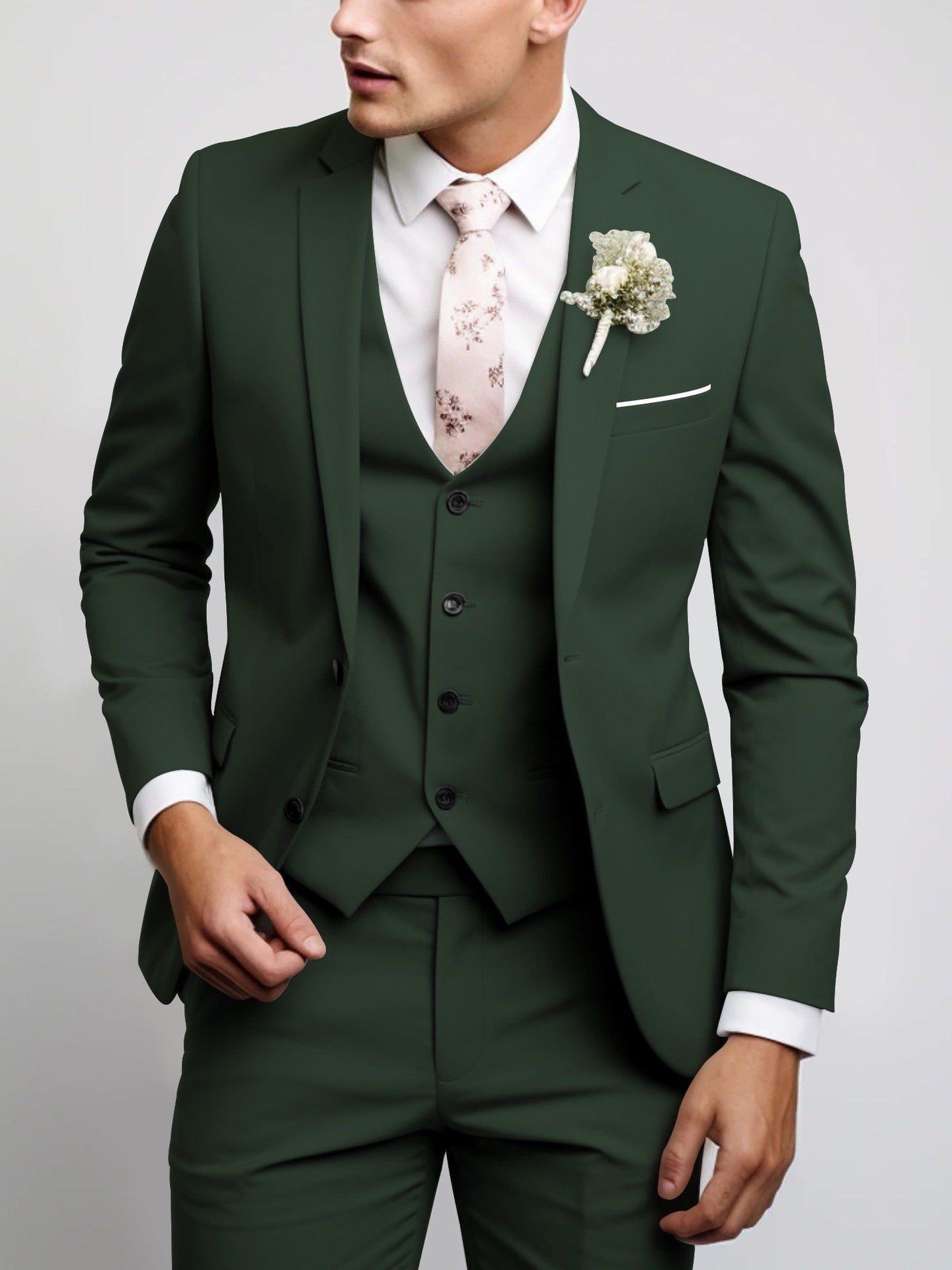 Men's Two Button Casual Versatile Suit Set - IVOIRART.COM