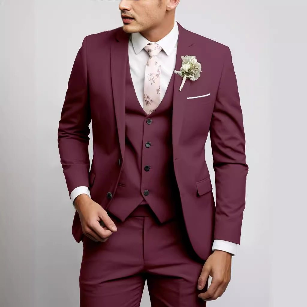 Men's Two Button Casual Versatile Suit Set - IVOIRART.COM