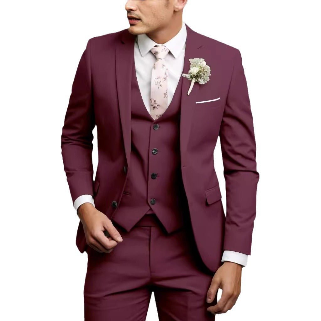 Men's Two Button Casual Versatile Suit Set - IVOIRART.COM