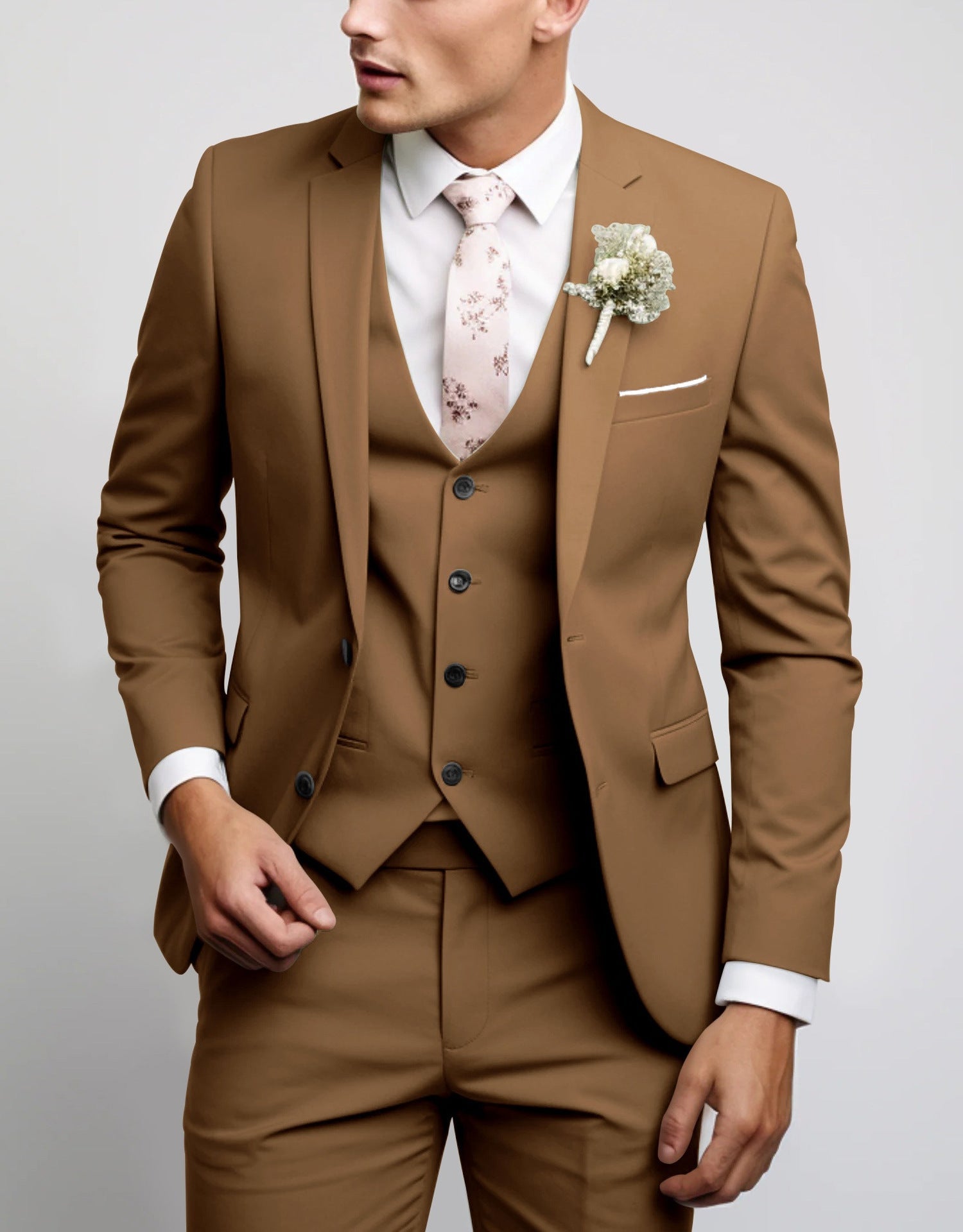 Men's Two Button Casual Versatile Suit Set - IVOIRART.COM