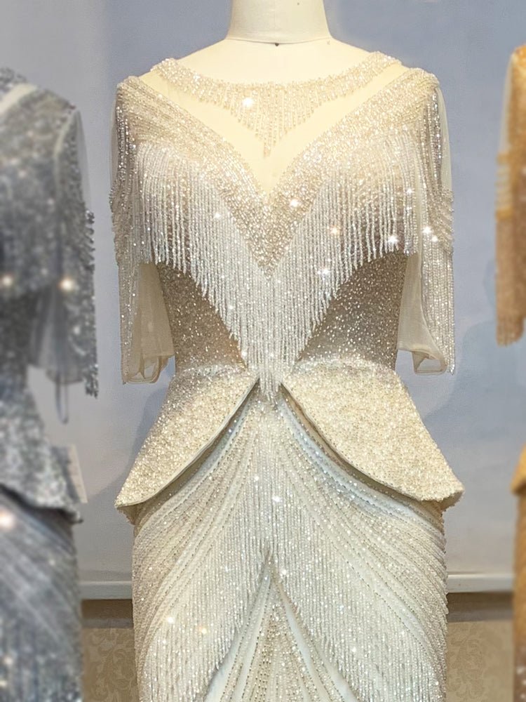 Mermaid Evening Dress Woman Queen Fashion Banquet - IVOIRART.COM