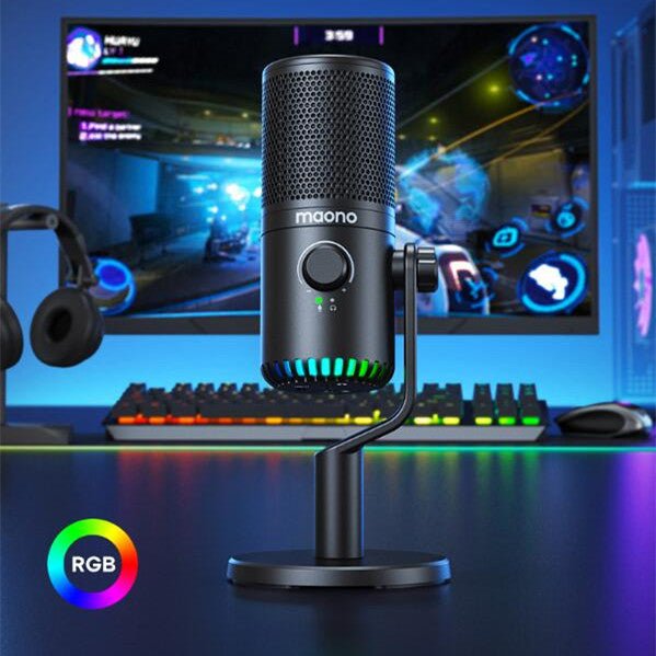 Microphone de Bureau Sans Fil DM30 dédié aux Jeux Vidéo et Esports - Performance Pro - IVOIRART.COM