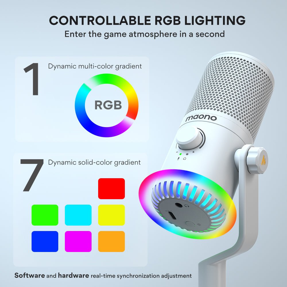 Microphone de Bureau Sans Fil DM30 dédié aux Jeux Vidéo et Esports - Performance Pro - IVOIRART.COM