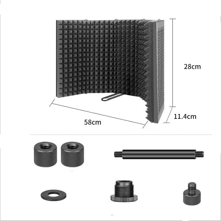 Microphone Studio d’Enregistrement avec Réduction de Bruit Haute Qualité et Filet Anti Souffle - IVOIRART.COM