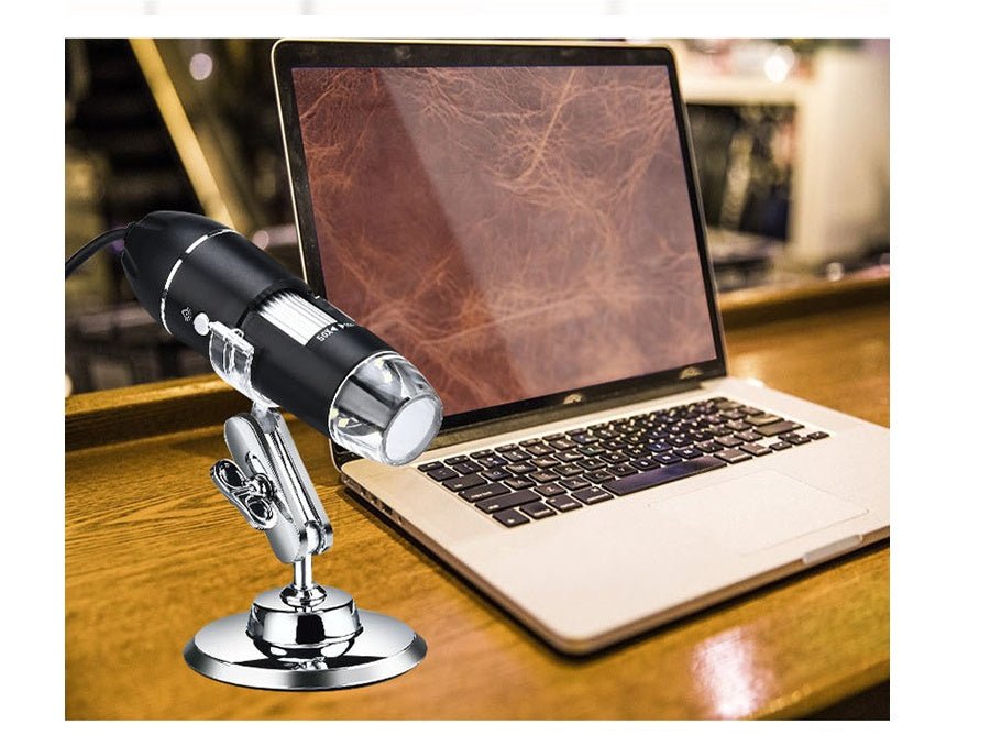 Microscope Numérique USB 3-en-1 avec Zoom Puissant et Support Polyvalent - IVOIRART.COM