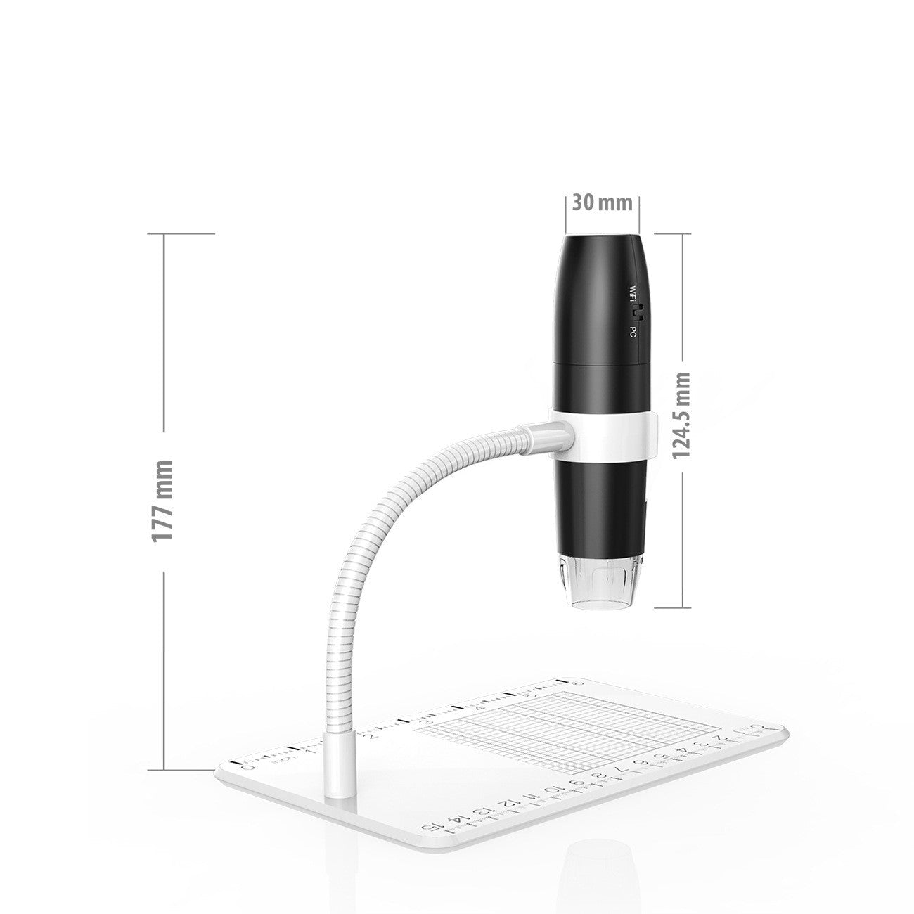 Microscope Numérique USB 3-en-1 avec Zoom Puissant et Support Polyvalent - IVOIRART.COM