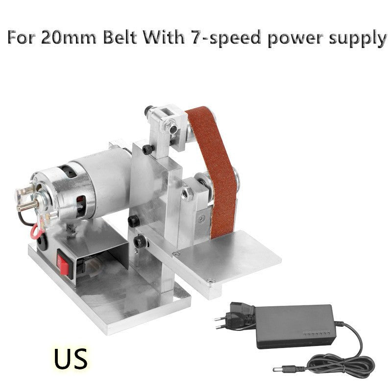 Mini Abrasive Belt Machine DIY Polishing Machine - IVOIRART.COM
