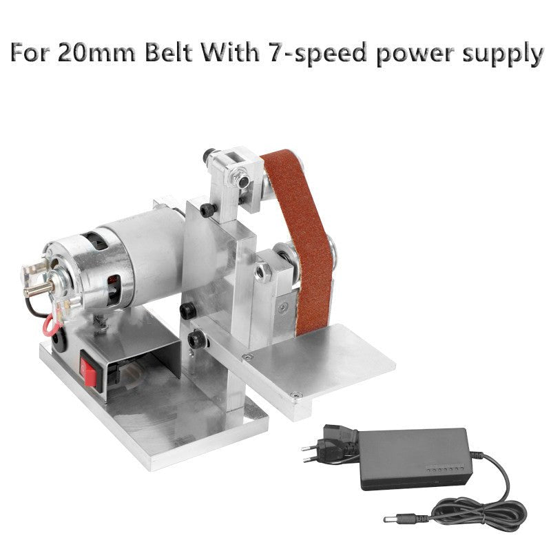 Mini Abrasive Belt Machine DIY Polishing Machine - IVOIRART.COM