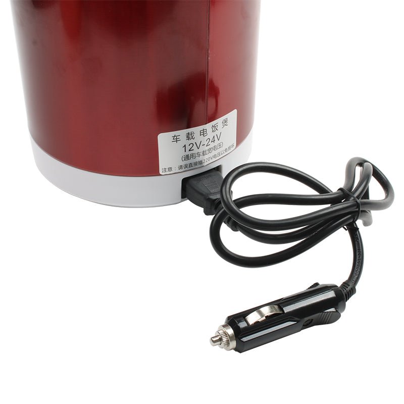 Mini cuiseur à riz électrique 12V 24V 1,6L pour voiture et camion, soupe chaude - IVOIRART.COM