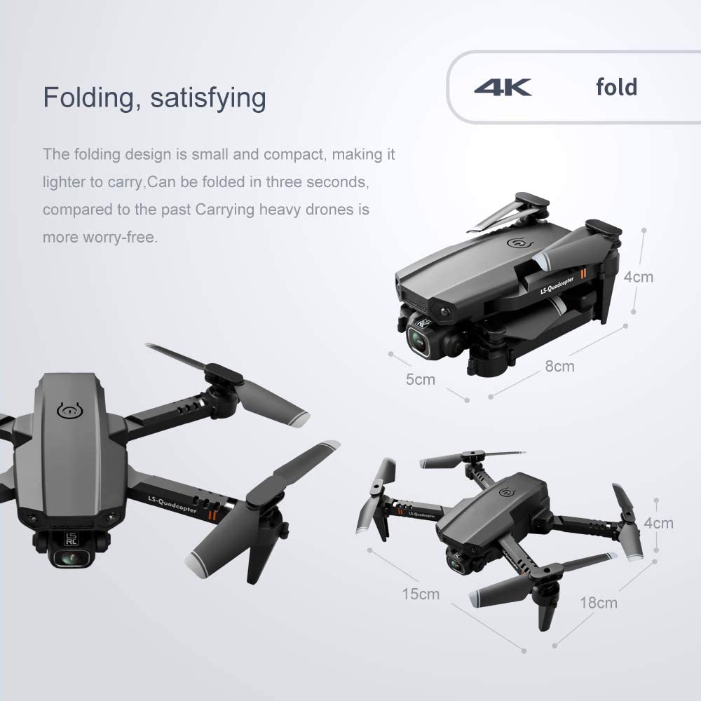Mini drone compacte avec photographie aérienne haute définition - Quadcoptère élégant et performant - IVOIRART.COM