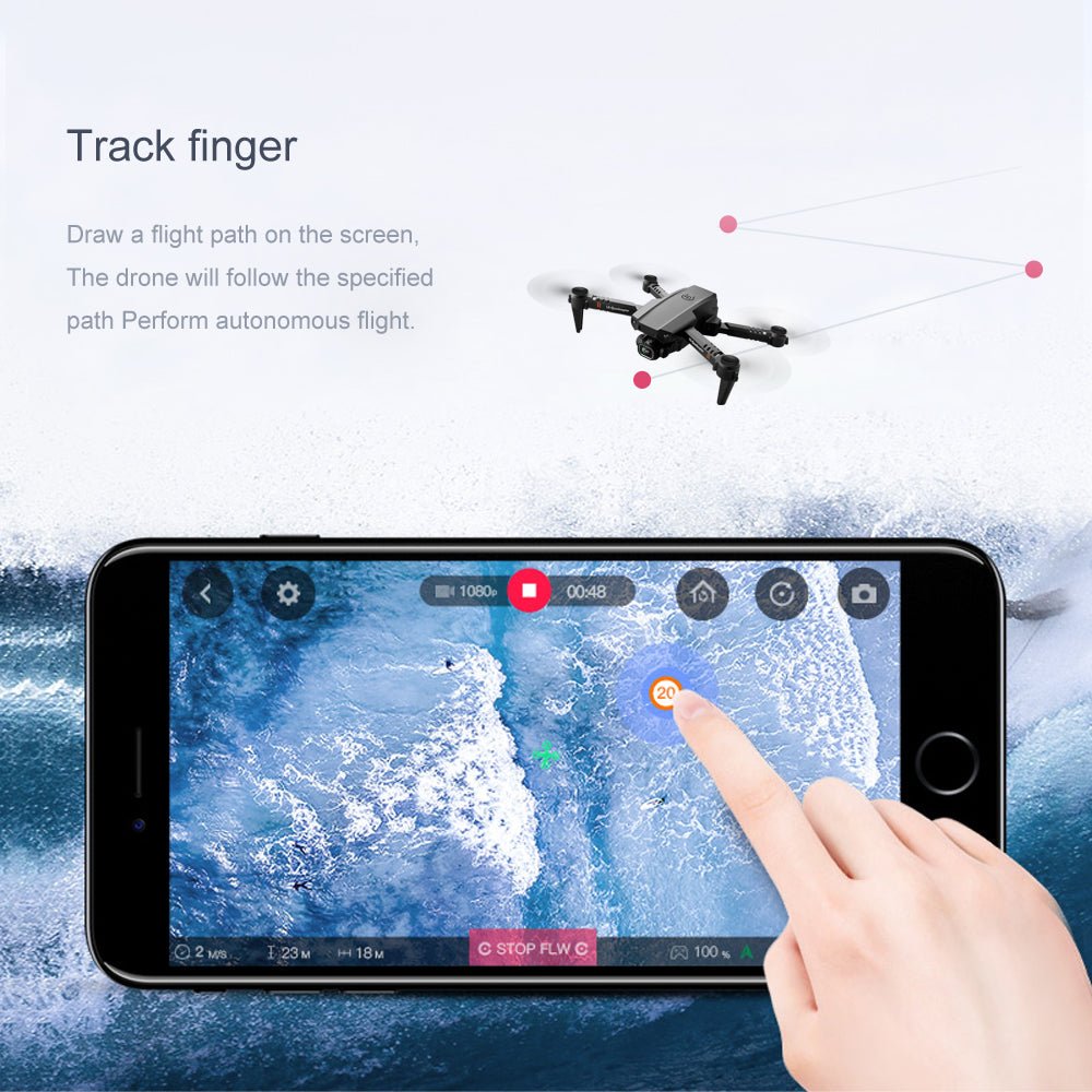 Mini drone compacte avec photographie aérienne haute définition - Quadcoptère élégant et performant - IVOIRART.COM