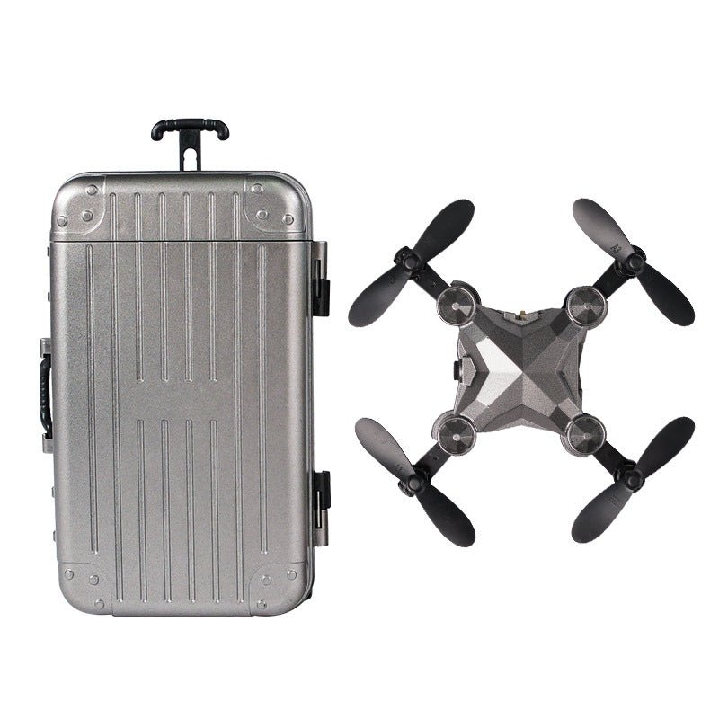 Mini drone pliable 'valise' rangement, photo aérienne WiFi 480P/720P, télécommande - IVOIRART.COM