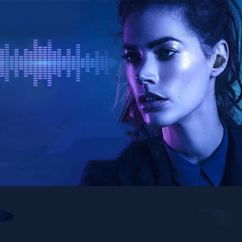 Mini écouteurs sans fil sport Bluetooth 5.3 T9V2 – Réduction de bruit, étanches. - IVOIRART.COM