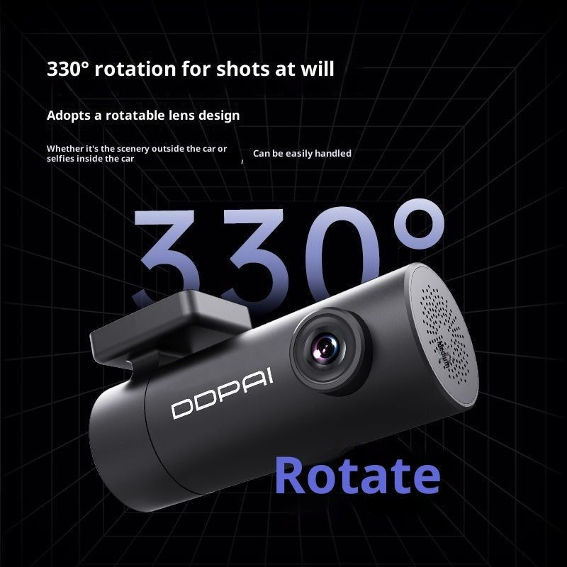 Mini enregistreur de conduite 1296p Starlight nuit 140° Sans écran microUSB wifi64 - IVOIRART.COM