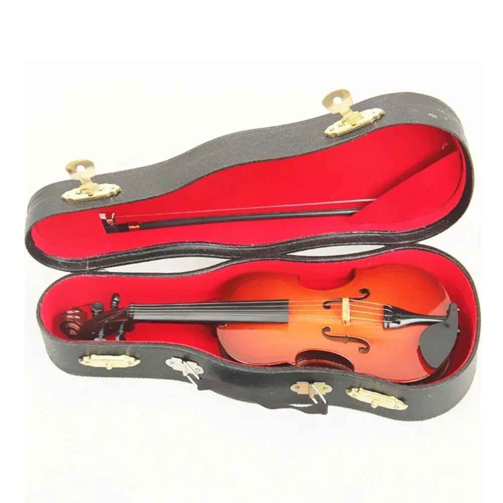 Mini instrument de musique modèle violon en bois - IVOIRART.COM