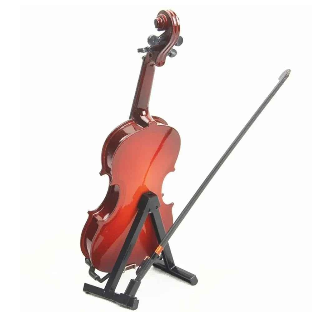 Mini instrument de musique modèle violon en bois - IVOIRART.COM