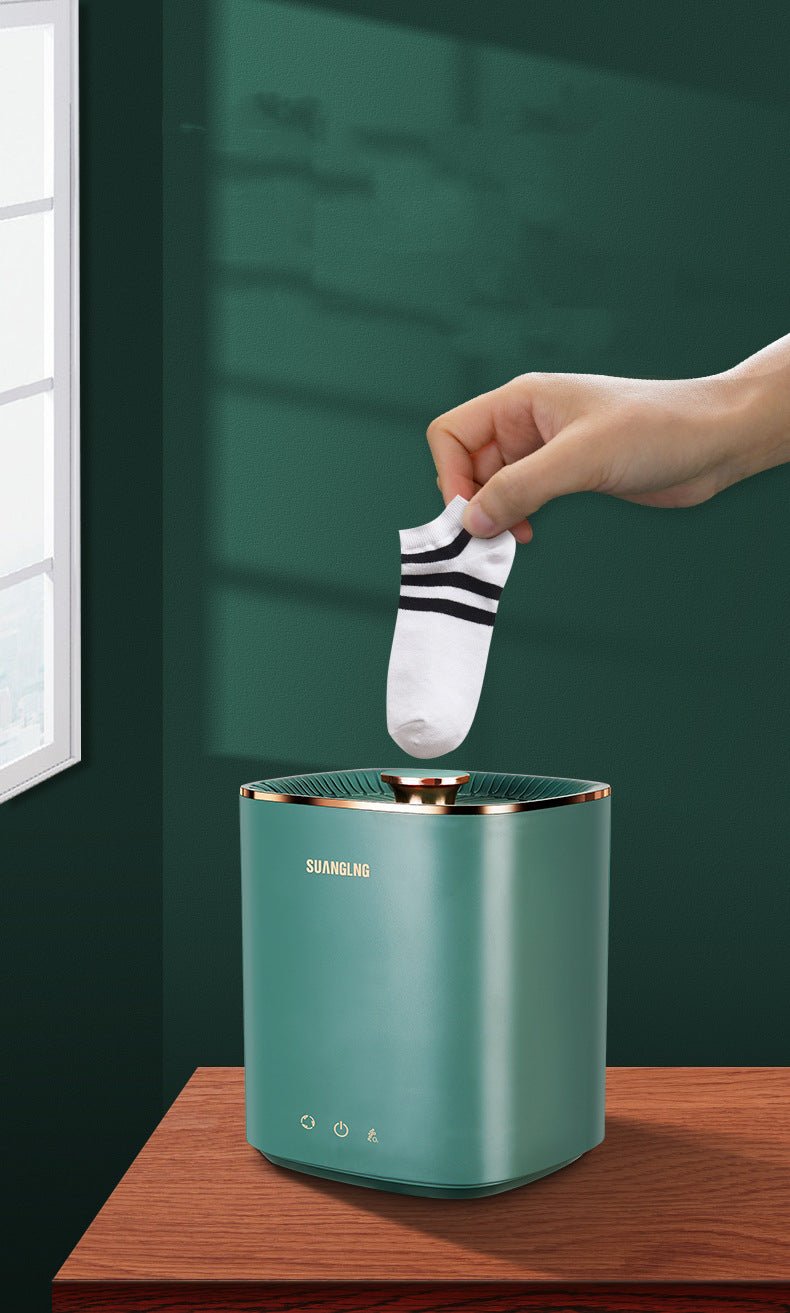 Mini lave-linge portable entièrement automatique pour dortoir et voyage, lavage sous-vêtements - IVOIRART.COM
